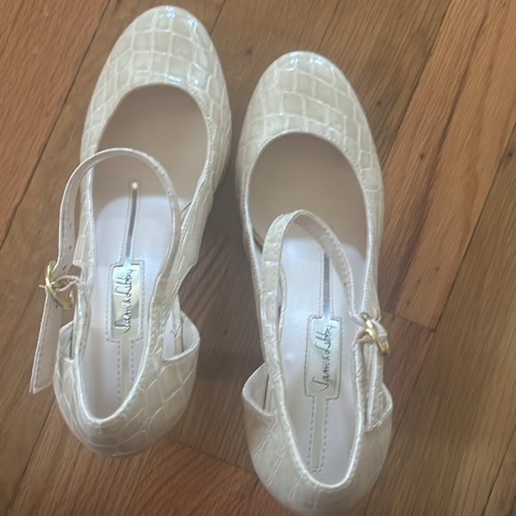 Sam + Libby Leather Heels - Picture 3 of 5